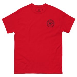 AD EAT WELL and LAUGH OFTEN embroidered classic tee