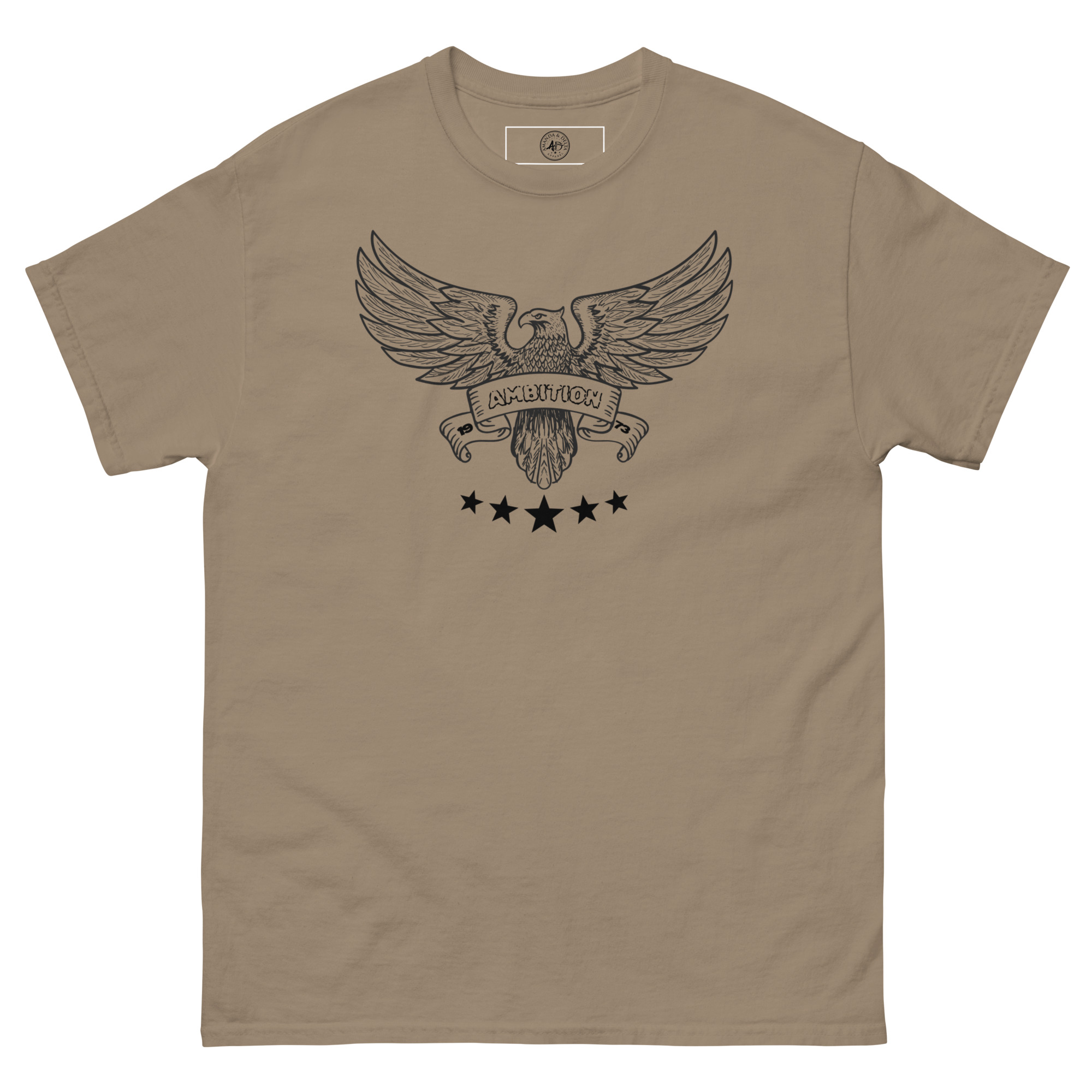 unisex-classic-tee-brown-savana-front-66d5dc0523dc4.jpg